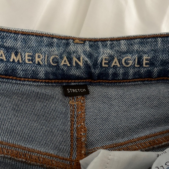 American Eagle Outfitters Women's Light Blue Distressed Skinny Jeans - Picture 2 of 3